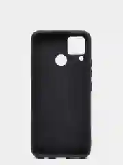 Черный чехол для Realme C15, силиконовый, матовый