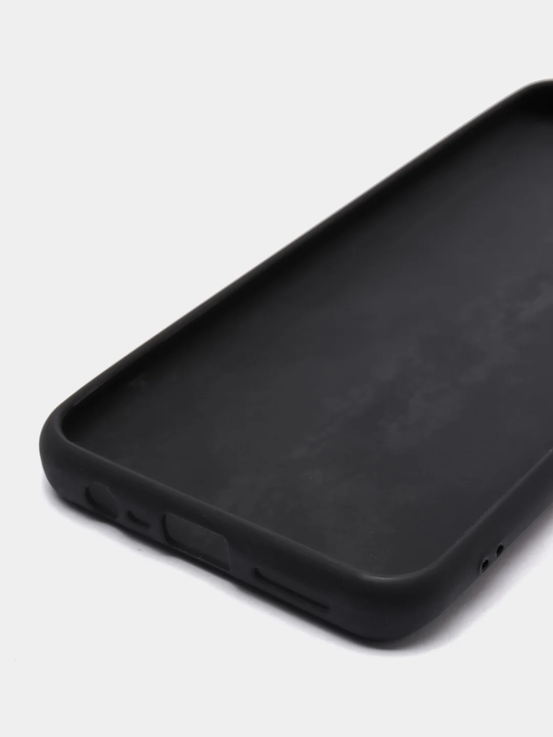 Черный чехол для Realme C15, силиконовый, матовый