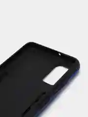 Синий чехол Samsung Galaxy A41, Самсунг Галакси А41 противоударный с подставкой