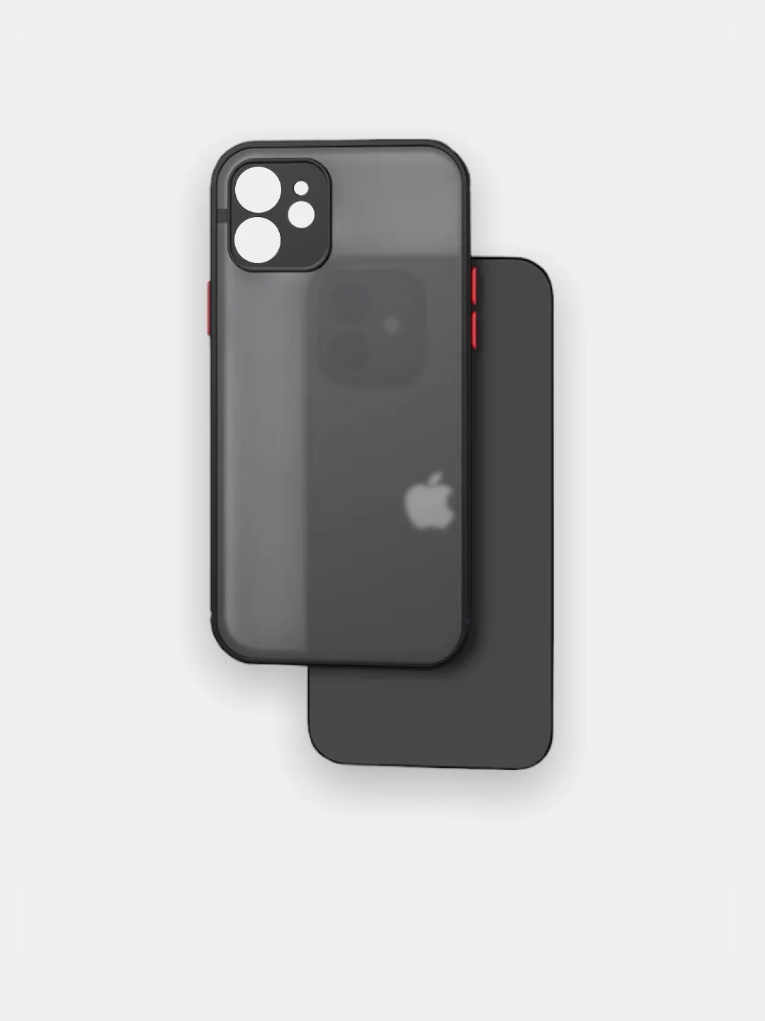 Красный чехол для iPhone 7, 8, SE2, XR, 11, 11 Pro Max, 12 Pro Max, закрытый низ