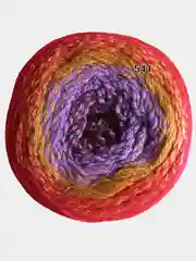 Красный пряжа Yarnart Flowers Merino, 590 м, 225 г