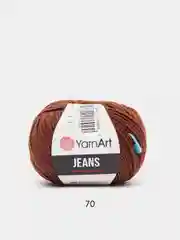 Коричневый пряжа YarnArt Jeans 55% Хлопок 45% Акрил 50г 160м ( Часть 2) Ярн Арт Джинс