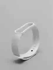 Белый силиконовый ремешок для Xiaomi Mi Band 5, Mi Band 6, ми банд 5/6