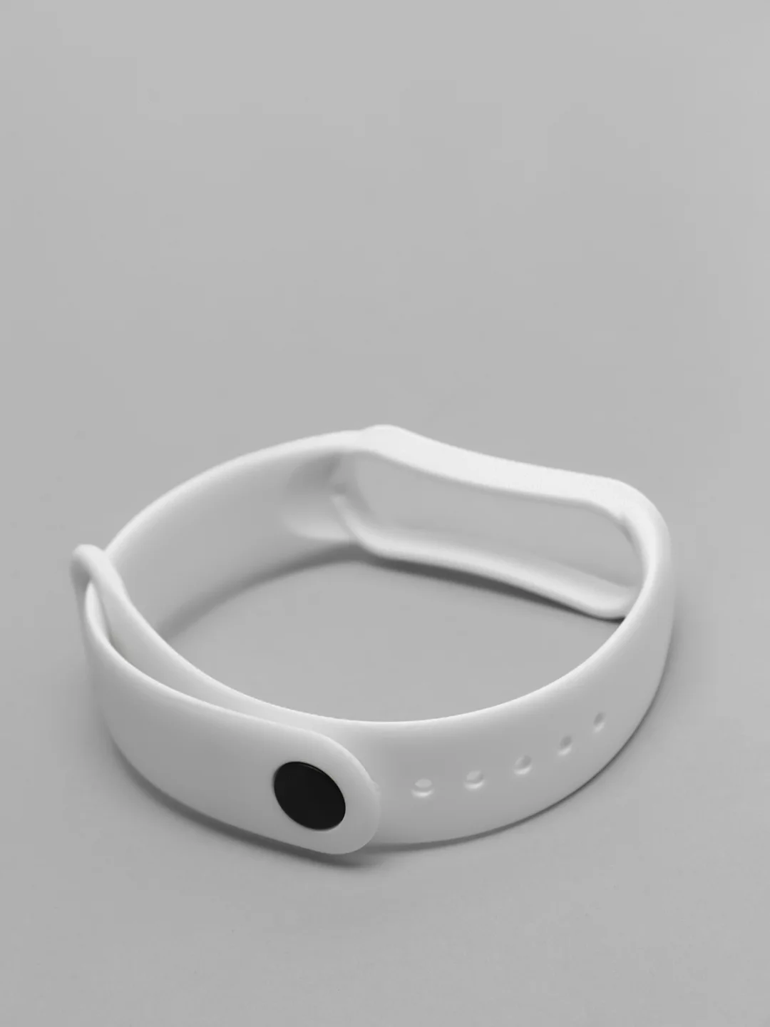 Белый силиконовый ремешок для Xiaomi Mi Band 5, Mi Band 6, ми банд 5/6