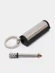 Серый меланж огниво Вечная спичка - зажигалка брелок