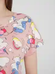 Розовый пижама женская, с единорогом