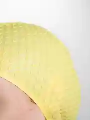 Лимонный силиконовая шапочка для плавания