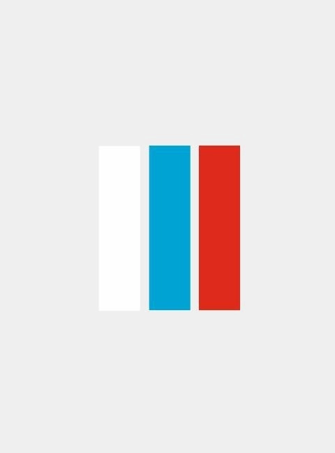 Наклейка "Флаг России" 3 цвета