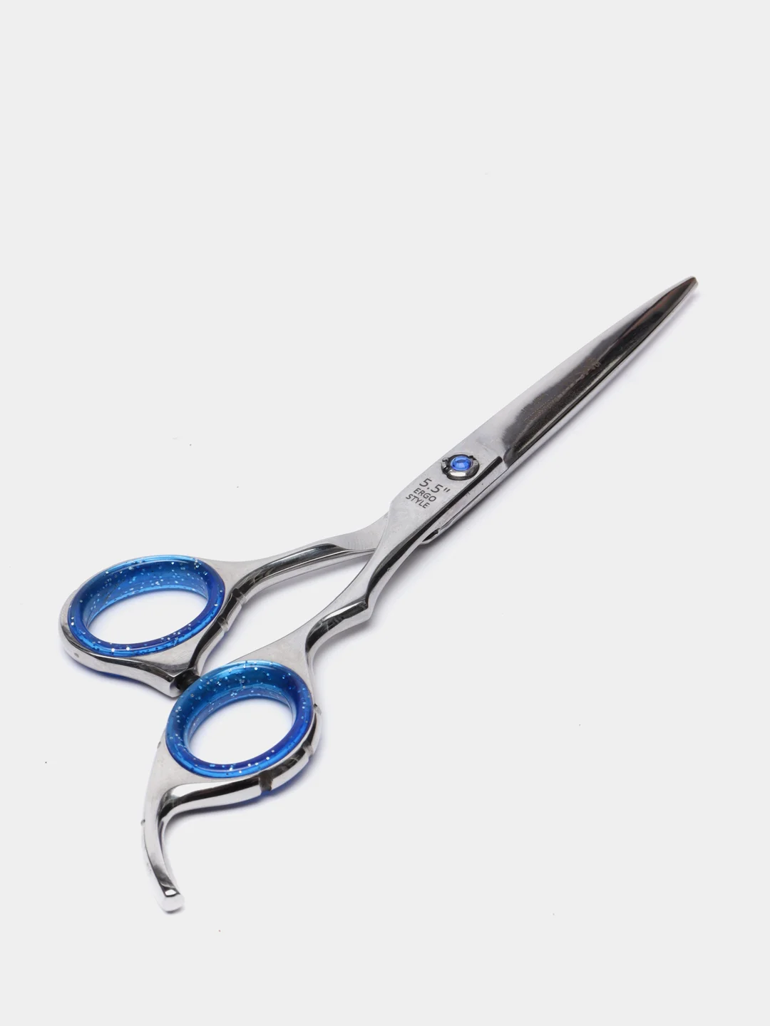 Синий парикмахерские ножницы прямые, эргономичные, 5.5" Misari 905