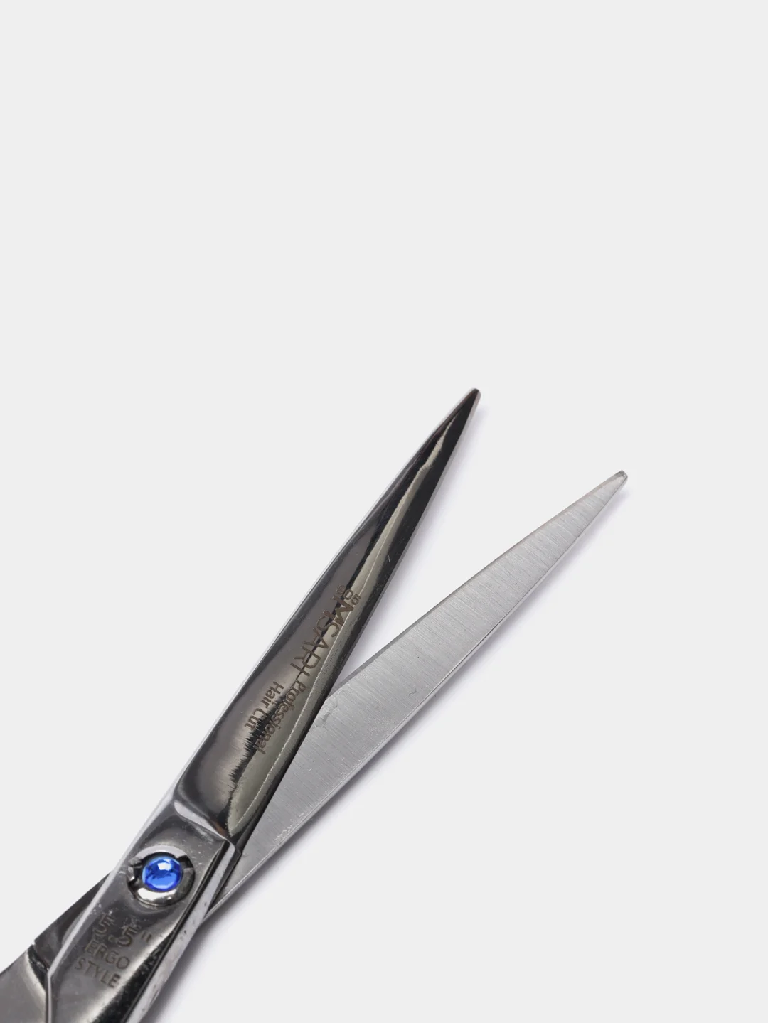 Синий парикмахерские ножницы прямые, эргономичные, 5.5" Misari 905