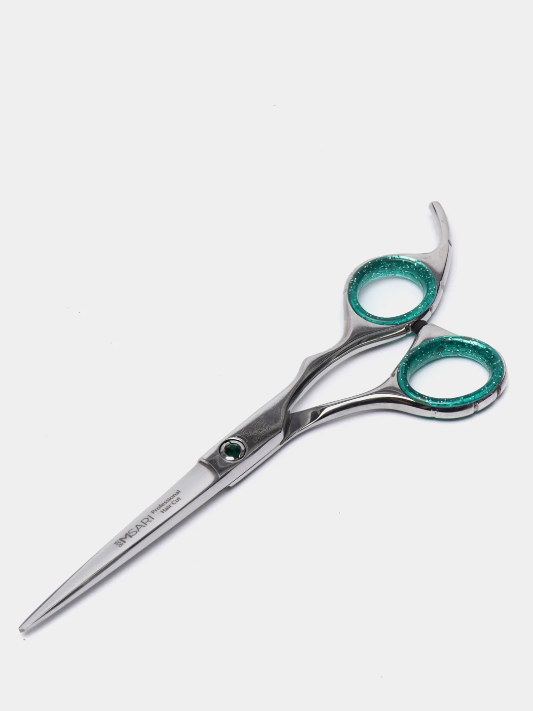Зеленый парикмахерские ножницы прямые, эргономичные, 5.5" Misari 905