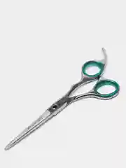 Зеленый парикмахерские ножницы прямые, эргономичные, 5.5" Misari 905