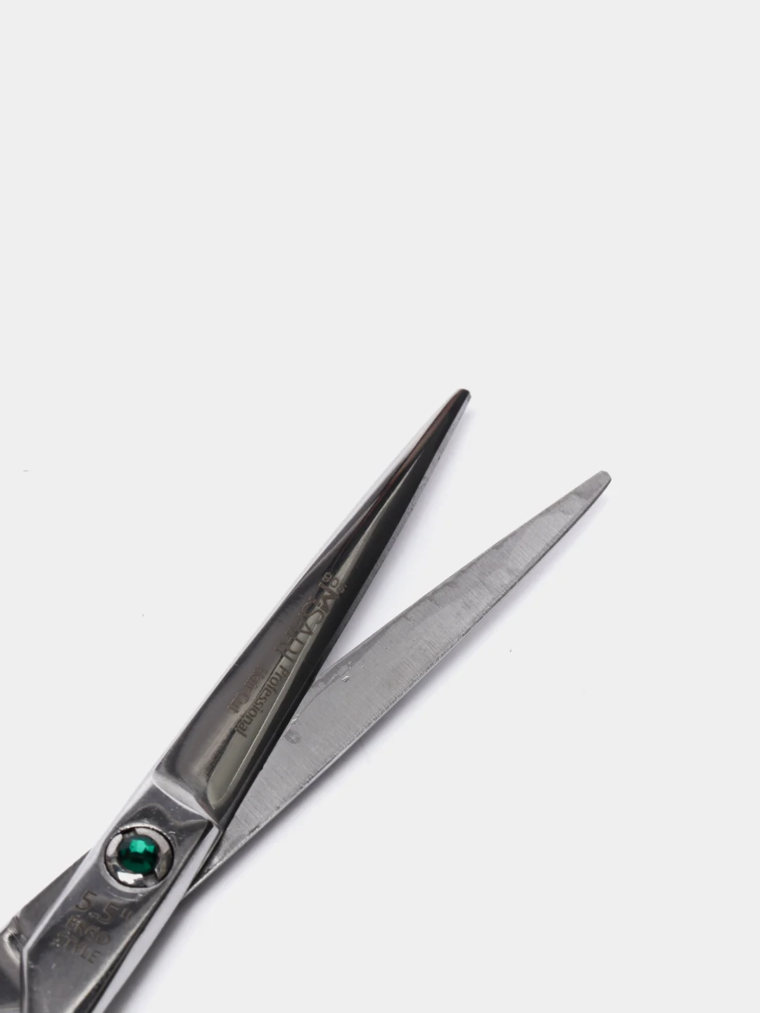 Зеленый парикмахерские ножницы прямые, эргономичные, 5.5" Misari 905