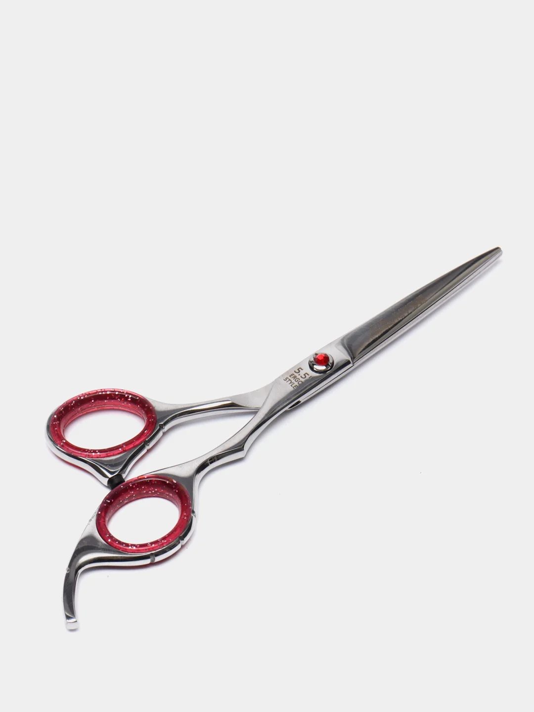 Красный парикмахерские ножницы прямые, эргономичные, 5.5" Misari 905