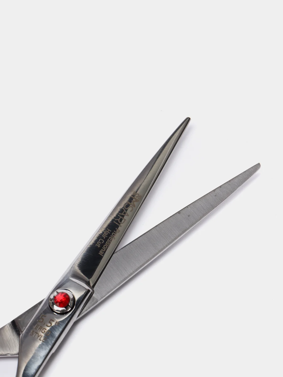 Красный парикмахерские ножницы прямые, эргономичные, 5.5" Misari 905