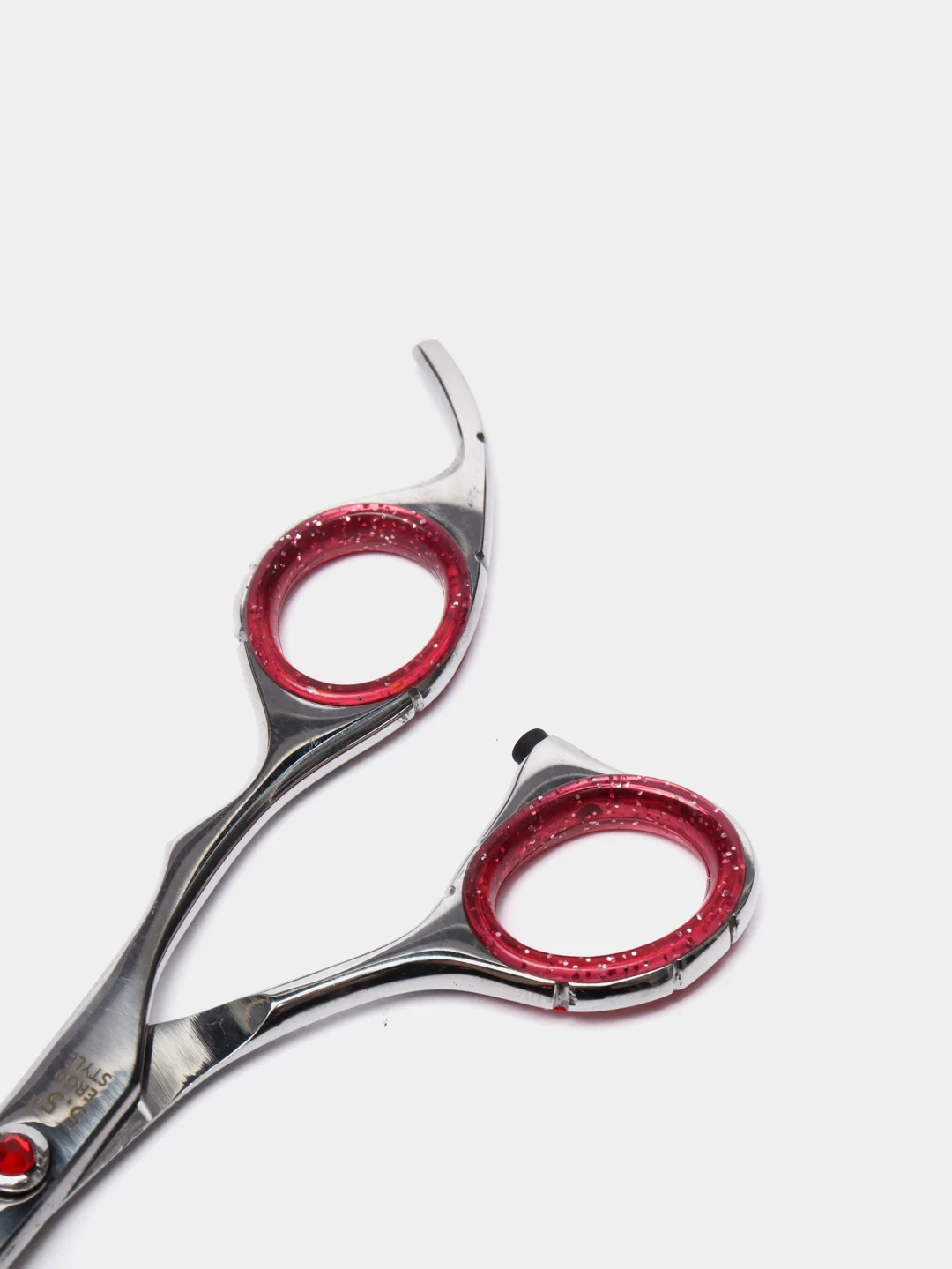 Красный парикмахерские ножницы прямые, эргономичные, 5.5" Misari 905