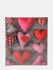 Вишнёвый фотоальбом на 20 магнитных листов, 23 x 28 см