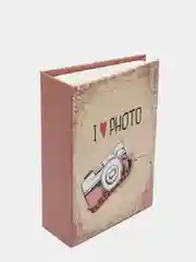 Бежевый фотоальбом на 100 фотографий, 10*15 см