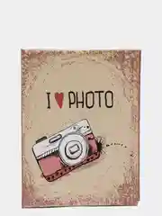 Бежевый фотоальбом на 100 фотографий, 10*15 см