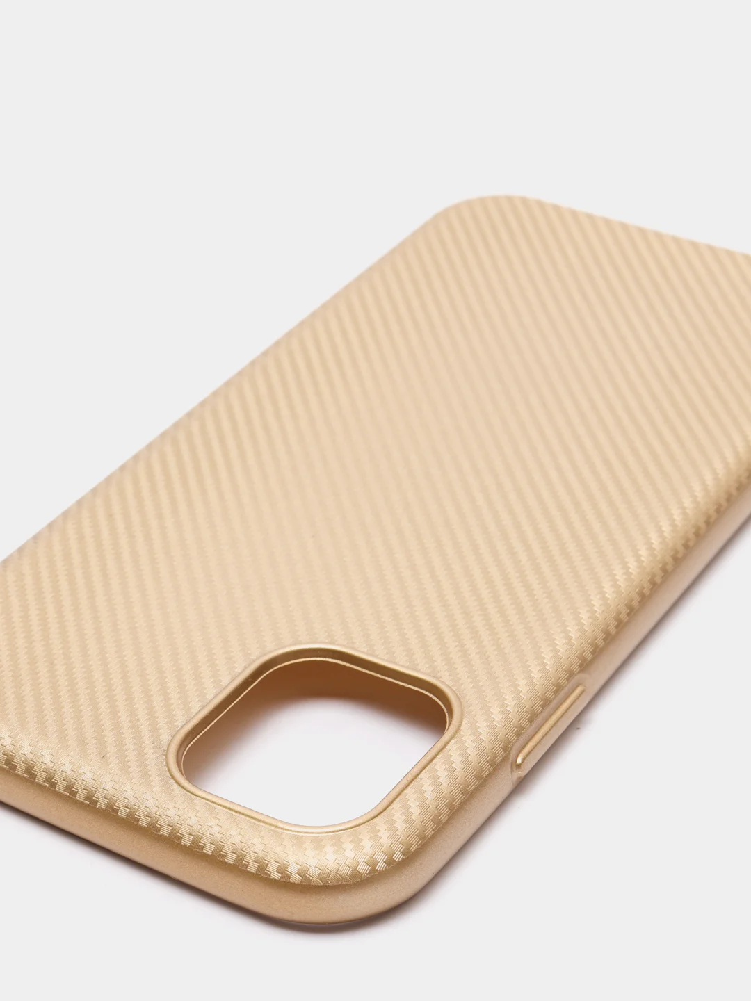 Золотой силиконовый карбоновый чехол на iPhone 6, 6S / 7, 8 / 7 Plus, 8 Plus / X, XS / XR / XS Max / 11 / 11 Pro