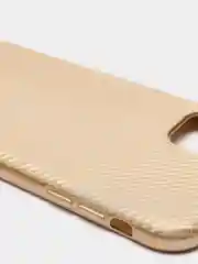 Золотой силиконовый карбоновый чехол на iPhone 6, 6S / 7, 8 / 7 Plus, 8 Plus / X, XS / XR / XS Max / 11 / 11 Pro