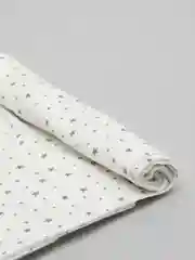 Молочный кулирная гладь "Звёзды", хлопок карде, плотность 180 г/м, 200 х 100 см