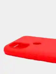 Красный чехол Realme C21Y, Realme C25Y Реалми С21У / С25У силиконовый цветной матовый, прозрачный