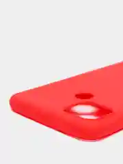 Красный чехол Realme C21Y, Realme C25Y Реалми С21У / С25У силиконовый цветной матовый, прозрачный