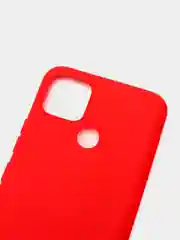 Красный чехол Realme C21Y, Realme C25Y Реалми С21У / С25У силиконовый цветной матовый, прозрачный