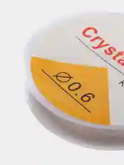Нить силиконовая эластичная для плетения из бисера и бусин, леска