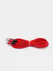Красный кабель для Micro USB / Lightning 8-pin / Type-C, 2A