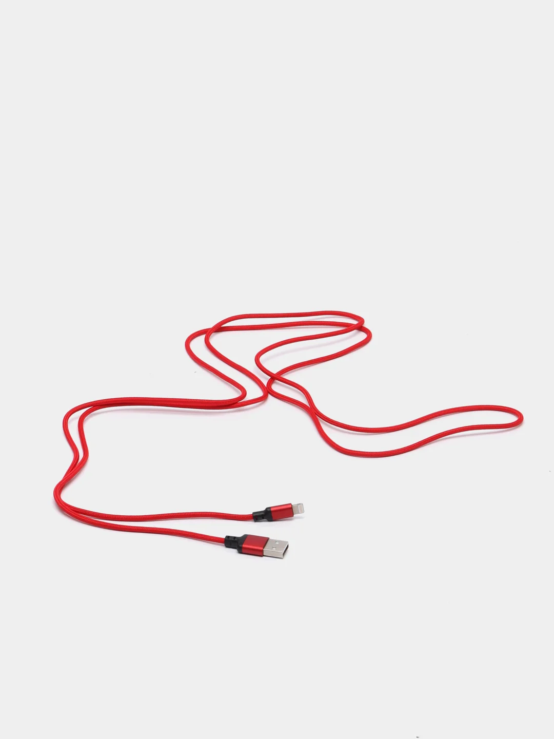 Красный кабель для Micro USB / Lightning 8-pin / Type-C, 2A
