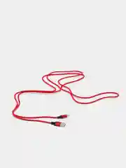 Красный кабель для Micro USB / Lightning 8-pin / Type-C, 2A