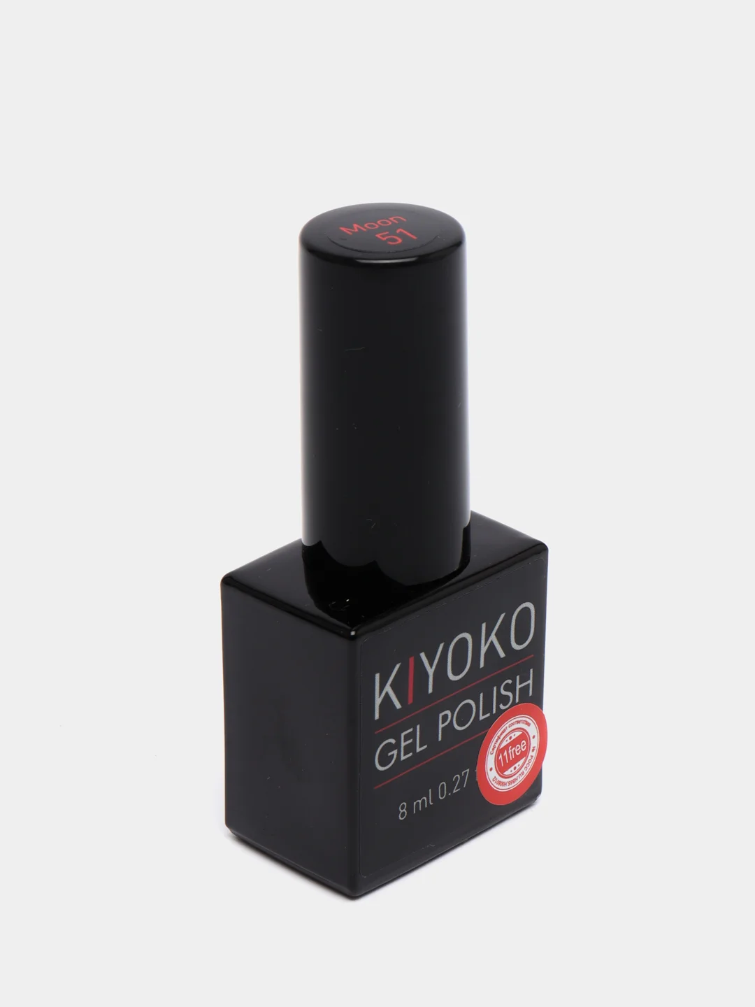 Бордовый гель лак для ногтей KIYOKO Moon 49-54, 10g, красный лак для маникюра и педикюра