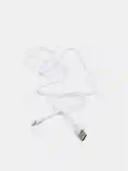 Белый кабель USB 2.4A Type-C / Apple 8-pin 1 м, быстрая зарядка, для iPhone, More choice K13i