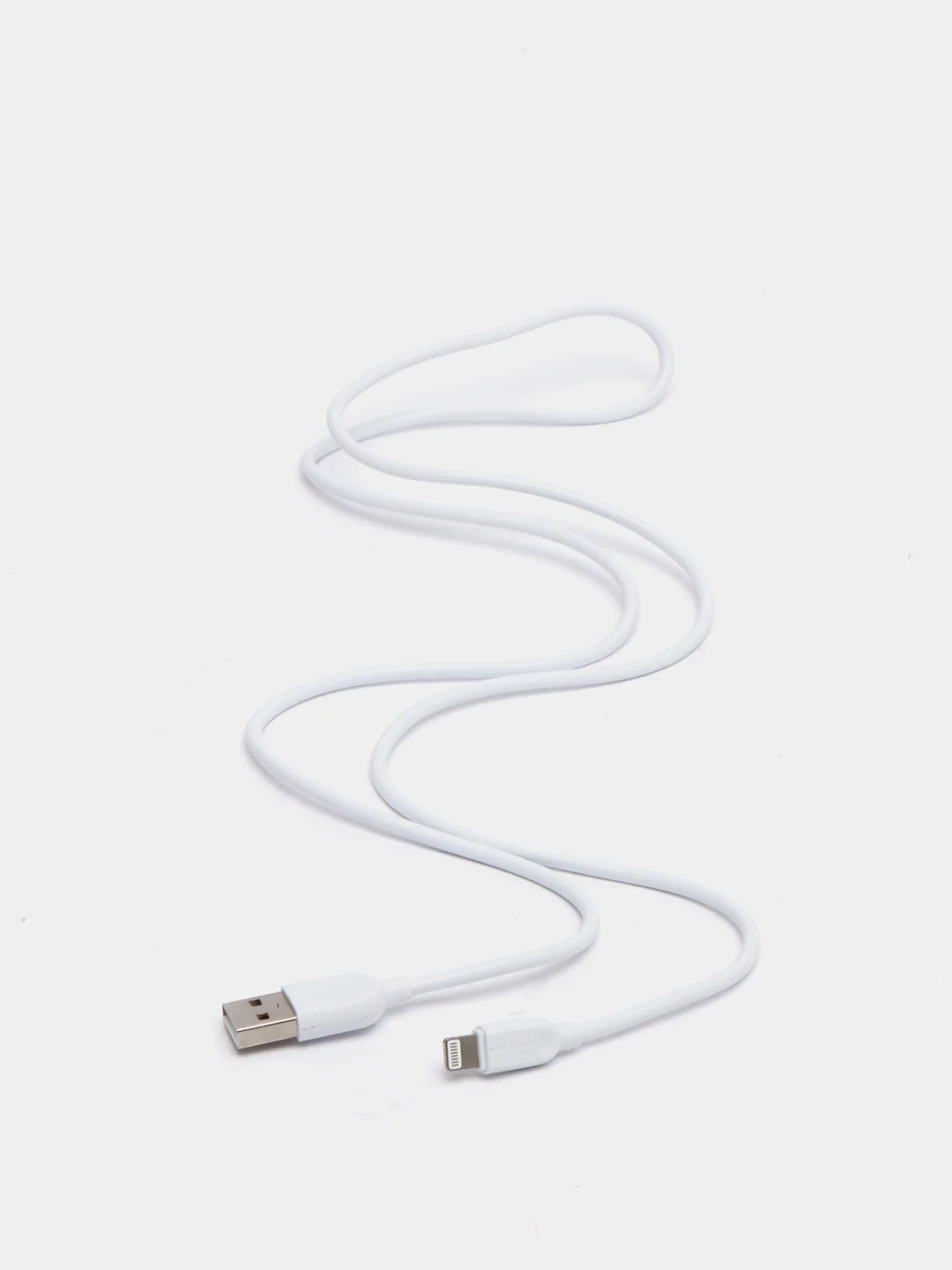 Белый зарядка для айфона, microUSB / Кабель lightning /для зарядки iPhone Borofone BX14, 3A/2,4A