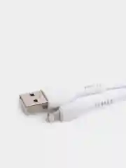 Белый кабель micro USB / Type-C / Lightning 3.0A 1метр для Android, iPhone Hoco X37