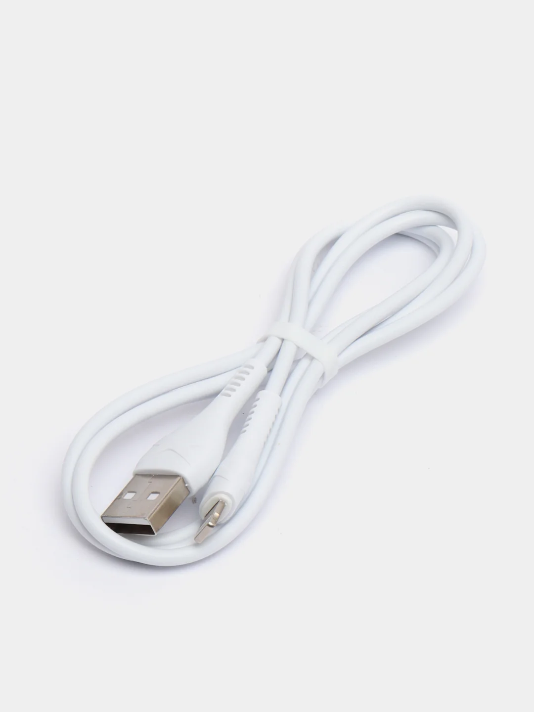 Белый кабель micro USB / Type-C / Lightning 3.0A 1метр для Android, iPhone Hoco X37