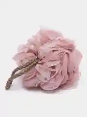 Розовый мочалка для тела, массажная, нейлон