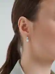 Серьги с искусственным жемчугом