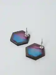 Вишнёвый деревянные шестиугольники рамочки