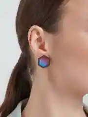 Вишнёвый деревянные шестиугольники рамочки