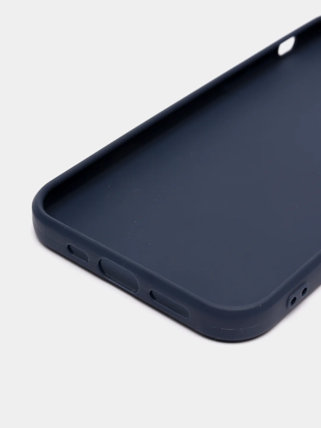 Темно-синий чехол силиконовый для iPhone 11, 11 Pro, 11 Pro Max, 12 Pro, 12 Pro Max
