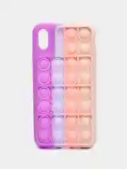 Бирюзовый чехол силиконовый для iPhone, Pop it 2 12 Pro 12 Pro Max 11 11 Pro Max 11 Pro X/XS  XS Max