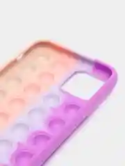 Бирюзовый чехол силиконовый для iPhone, Pop it 2 12 Pro 12 Pro Max 11 11 Pro Max 11 Pro X/XS  XS Max