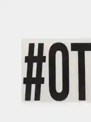 Черный наклейка на авто "Отвернись"