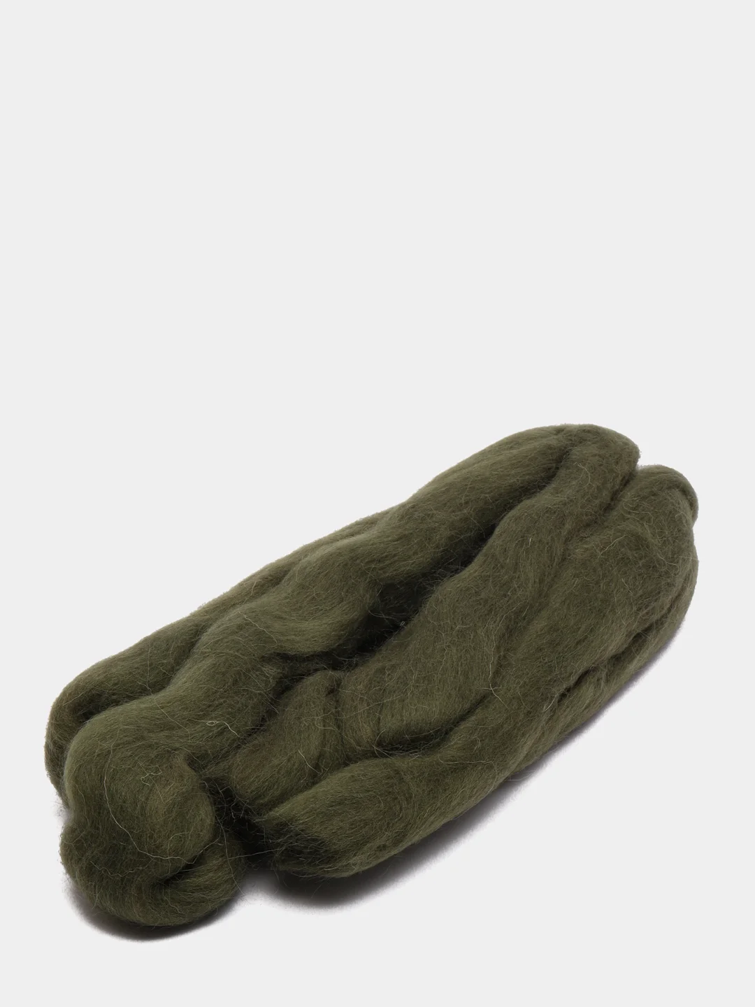Хаки шерсть для валяния, 50 г