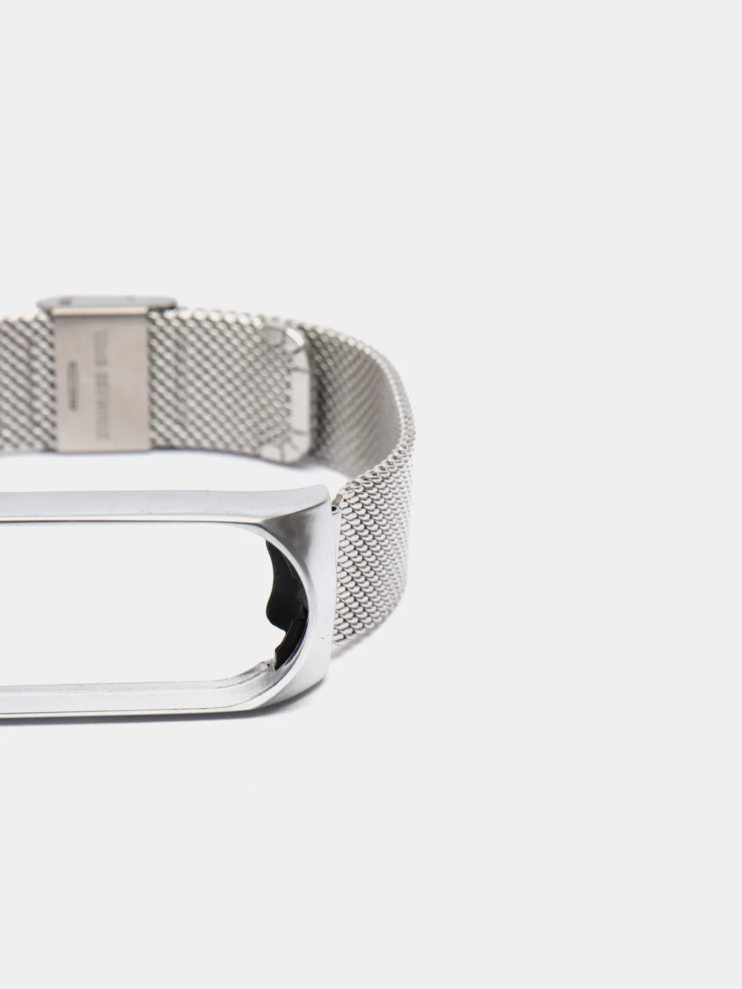 Розовый металлический ремешок для Xiaomi  Mi Band 3 и Band 4