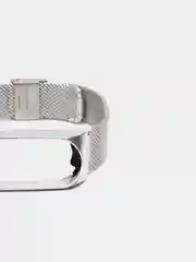 Розовый металлический ремешок для Xiaomi  Mi Band 3 и Band 4