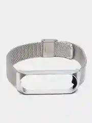 Розовый металлический ремешок для Xiaomi  Mi Band 3 и Band 4
